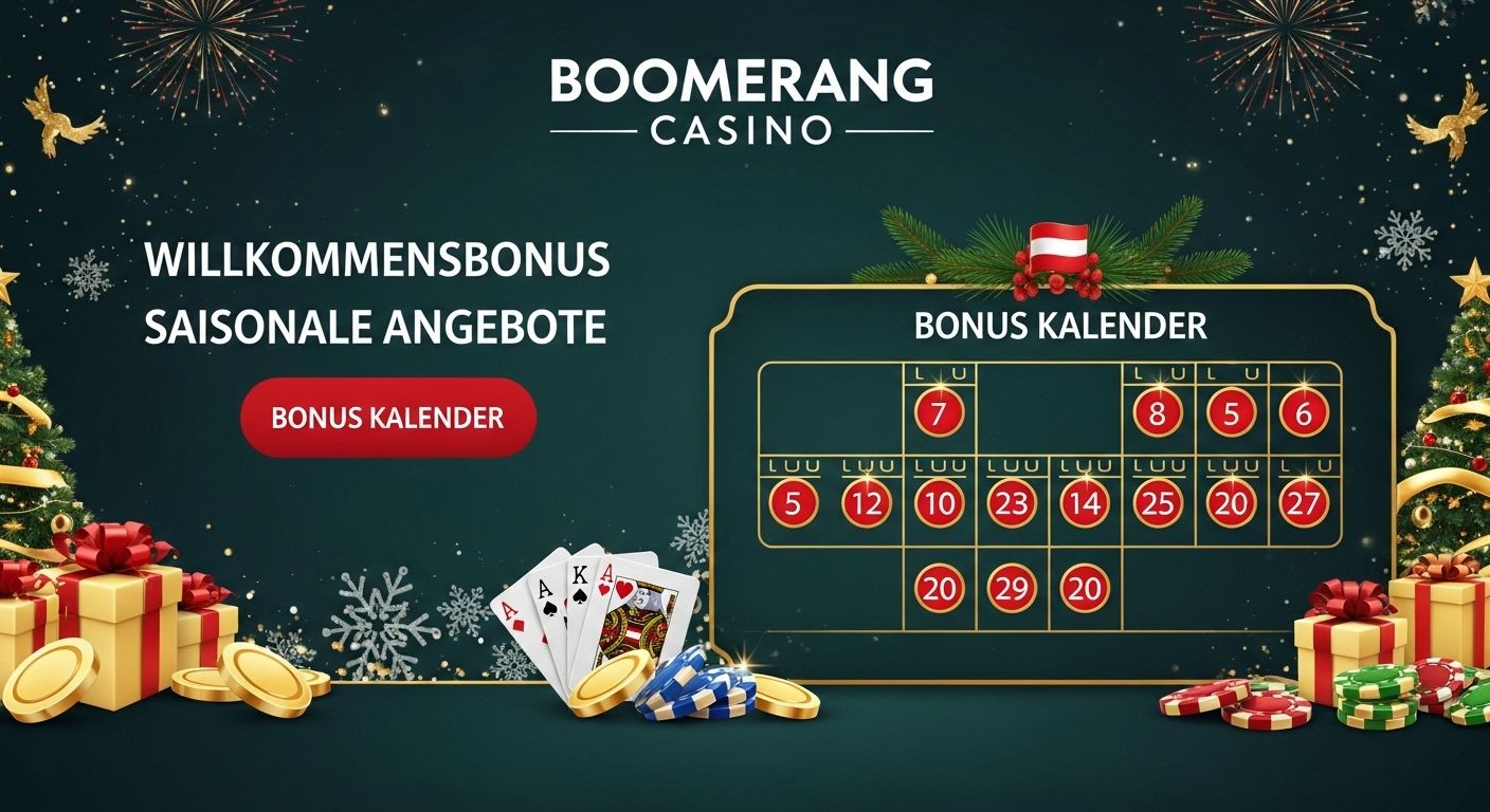 Aktionen und Saisonangebote seasonal casino offers