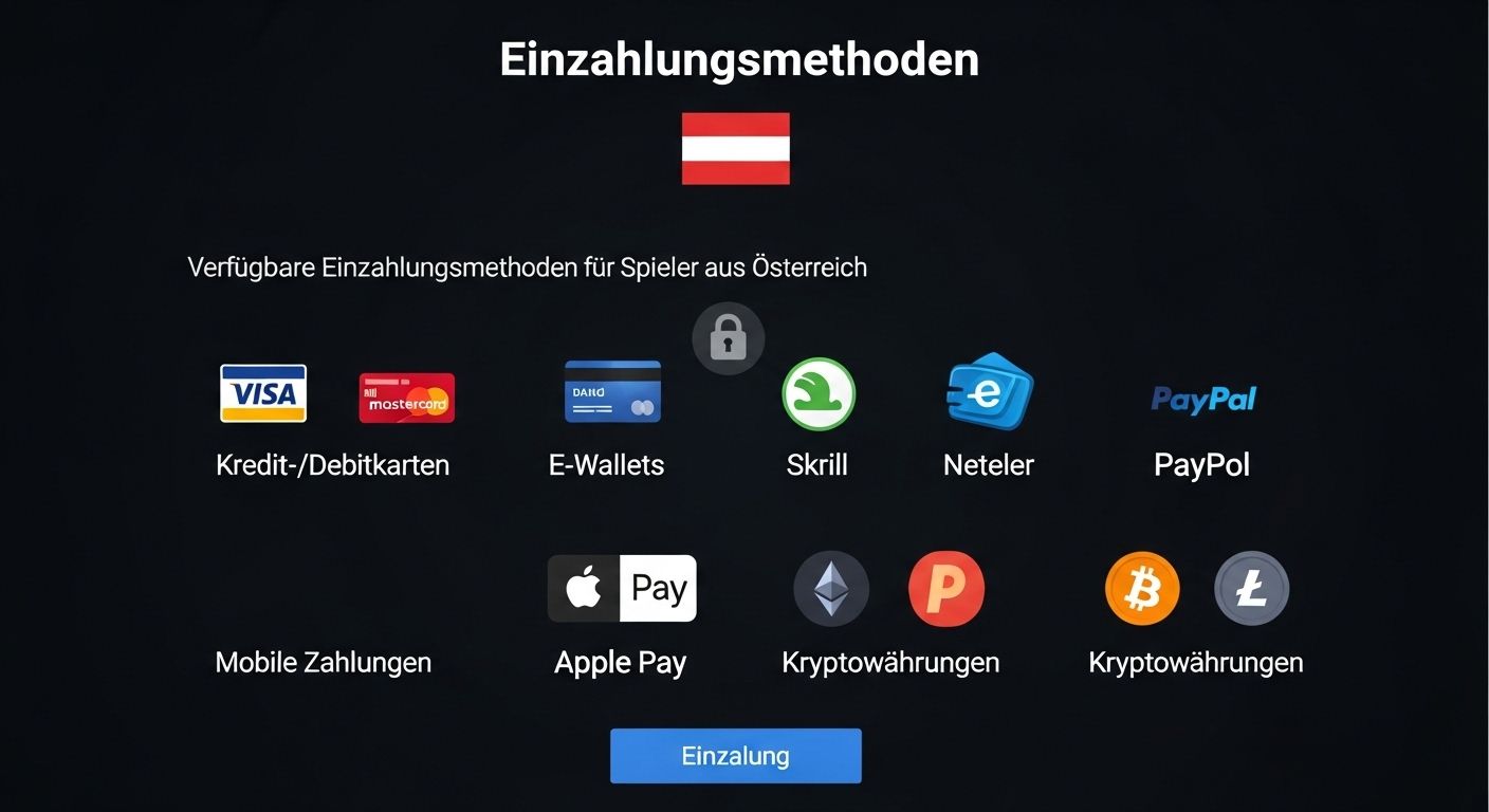 Verfügbare Einzahlungsmethoden how to deposit
